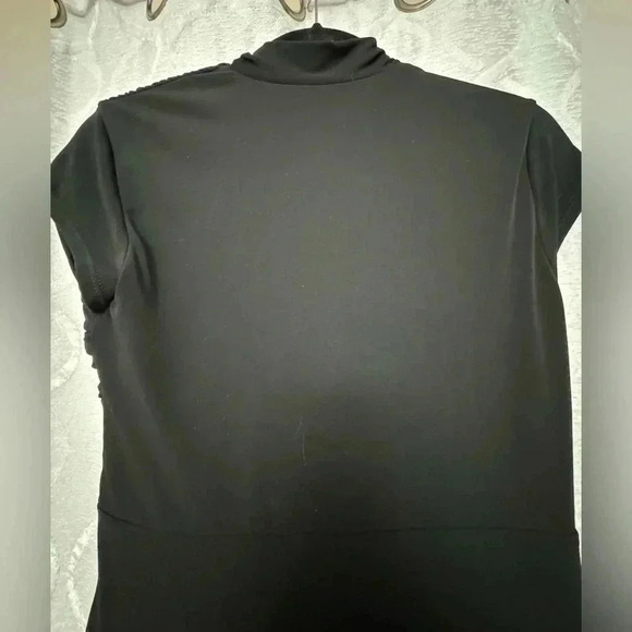 White House Black Market Dress Size 4 Structured Cinched Little Black dress - Picture 7 of 14